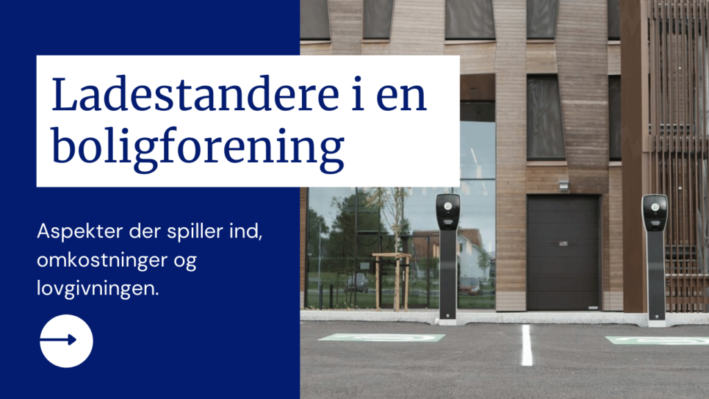 Ladestandere i en boligforening eksempel